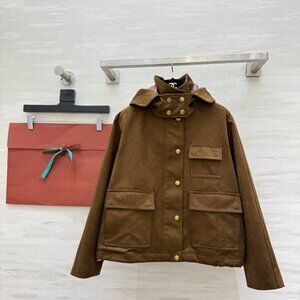 Loro Piana New Suede Hooded Jacket